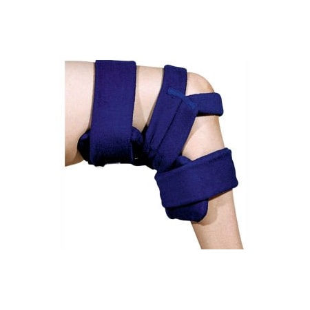 Fabrication Enterprises Comfy Splints Comfy Spring Loaded Goniometer Knee Orthosis, Pediatric Medium with Cover 24-3294